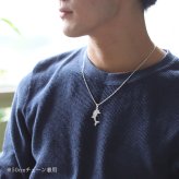 ハワイアンジュエリー ネックレス シルバー ネックレス 刻印 無料 誕生石入れ可 スクロール ドルフィンシンプル シルバー925 ギフトラッピング可能 チェーン 長さ選べる cg-spm2557 プレゼント ハロウィン 【品番：CG-SP2557】