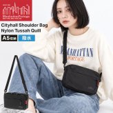 マンハッタンポーテージ ショルダーバッグ Manhattan Portage メンズ レディース 斜めがけ 軽量 ナイロンタッサー 撥水 A5 ペットボトル 収納 黒 ブラック おしゃれ シンプル ナイロンバッグ ミニショルダー ショルダーバック バッグインバッグ 大人 ブランド MP2445TS