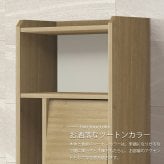 収納家具 ラック ディスプレイ ALE-9090 ロータイプ 日本製 フラップ扉 収納棚 扉付き 2段 ホワイト 本棚 幅90 高さ90 飾り棚 北欧 おしゃれ リビング収納 マガジン デザイン 木製 A4