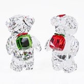 スワロフスキー SWAROVSKI クリスタルフィギュア Krisベア ホリデイ Holiday 5732107 インテリア オブジェ 置物 クリスマス 母の日 即日発送【スペシャルラッピング660円(別売り)】 成人祝い