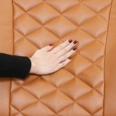 パーソナルチェアー クロス CM キャメル・グレー 2色展開 家具 インテリア 収納 リビング おしゃれ シンプル 新生活 不二貿易