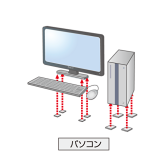 Pro7プロセブン耐震マット《耐震荷重４０kg。４枚入り。》