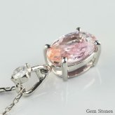 高品質 ピンクサファイア ネックレス 1.037ct プラチナ Pt900 ペンダント ダイヤモンド シンプル エレガント 上品 レディース 宝石 ピンク サファイア ジュエリー 9月 誕生石 記念日 プレゼント