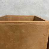 テラコッタ植木鉢 2個セット おしゃれ 四角 角型 スクエア キューブ 約8号 7号 屋外 陶器 素焼き テラコッタ色 KONTON コントン イーシリーズ ES-BX1X2SE 底穴あり 庭 ガーデニング ベランダ 玄関 観葉植物 多肉植物 花 寄せ植え プランター かわいい 北欧 和風 和モダン