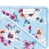 日本製 シェニール織 ハンカチ ジュリア 23cm 綿100% タオルハンカチ ハンドタオル 母の日 敬老の日 ブランド レディース アーンジョー Enjeau 実用的 誕生日 長寿 お祝い 贈り物 おすすめ 上質 贈答 プレゼント フラワー 小花柄 40代 50代 60代 70代 80代 ギフトラッピング対応可