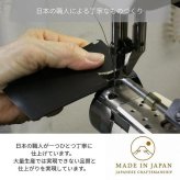 姫路レザー 日本伝統の姫路白鞣し 天然本州鹿革  pravivi  ラウンドファスナー 長財布