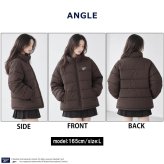 Reebok リーボック 中綿ジャケット レディース 長袖 アウター スタンドカラー フルジップ  軽量 防寒 あたたかい ロゴ スポーツ ブランド 大きいサイズ ゆったり ユニセックス 大人 カジュアル アウター 春 秋 冬 M L LL 黒 別注 2026fw karlas