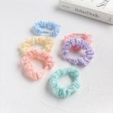 ヘアアクセサリー 通販 ミニシュシュ Rora パステルカラー 髪飾りヘアアクセ ヘアゴムセット キッズ女の子 子供子ども 姉妹お揃い プチギフト 卒園式入学式 フォーマル カジュアル ヘアアレンジ ブレスレット ツインテール