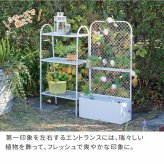 ガーデン エクステリア プランターBOX付きフェンス「TWILL」 ツイル TW001 プランター 付き アイアン フェンス スタンド パーテーション 間仕切り リビング オフィス 屋外 室内 店舗 おしゃれ 北欧 壁掛け 目隠し 日除け 庭 ベランダ 新生活
