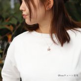 ハワイアンジュエリー コアウッド ネックレス 刻印 無料 プルメリア Sサイズ シルバー925 ロジウムコーティング ギフトラッピング可能 チェーン 長さ選べる aumakua メンズ レディース 誕生日 プレゼント ハロウィン 【品番：CG-087-61-01】