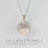 le lien rond ゴールド シルバー ネックレス シンプル 可愛い 丸い プチ つけっぱなし お洒落 レディース 18金 K18 地金 ペンダント ジュエリー アクセサリー プレゼント ギフト 記念日