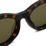 グッチ GUCCI サングラス グローバルフィット アイウェア UVカット フォックス キャットアイ GG1691S-002 メンズ レディース ユニセックス ハバナ+ブラウン 国内正規品