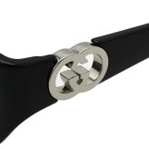 グッチ GUCCI サングラス アジアンフィット アイウェア UVカット スクエア GG1826SK-001 メンズ レディース ユニセックス ブラック+グレー 国内正規品
