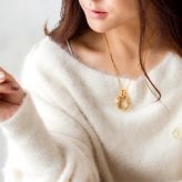 【ポスト投函で配達！】ハワイアンジュエリー 馬蹄 ホースシュー ステンレス ネックレス サングラスホルダー メガネホルダー レディース スクロール ペンダント トップ  2way 金属アレルギー シルバー ローズゴールド イエローゴールド henoheno