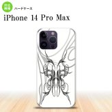 iPhone14 ProMax iPhone14 Pro Max スマホケース 背面ケース ハードケース ピンスト 白 黒 2022年 9月発売 nk-i14pm-1248