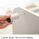 本棚 パラム オープンラック オープンシェルフ 可愛い 韓国インテリア 丸い 収納 高さ44cm ロータイプ 組立簡単 工具不要 2段 アジャスター 間仕切り パーテーション 低い 低め 置くだけでお部屋を柔らかい印象で彩る Palam 2段ラック 新生活