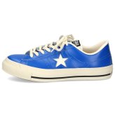 コンバース ワンスター J スニーカー スニーカー メンズ レディース 靴 ローカット レザー ブルー CONVERSE ONE STAR J 33703180 本革 日本製