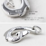 ハワイアンジュエリー ネックレス フィッシュフック モアナ シルバー ネックレス Sサイズ シンプル ロジウムコーティング シルバー925 ギフトラッピング可能 チェーン 長さ選べる プレゼント ハロウィン 【品番：CG-SP3402】