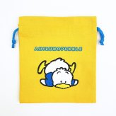 サンリオ あひるのペックル サガラ刺繍巾着 レトロ サンリオキャラクターズ5 Sanrio