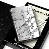 ZIPPO ライター アニメ よふかしのうた Season2 七草ナズナB ジッポー シルバー エッチング彫刻 両面加工 可愛い キャラクター かわいい メンズ レディース ギフト プレゼント