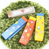 ミッフィー miffy コーム＆ミラー ブルー カラフルサガラ 日本製