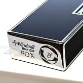 オイルライター おしゃれ FOX ブラック ダイアノシルバー DS研ぎエポ 重厚 ウインドミル 縦型ローラー式 フリント 高級 かっこいい 黒 喫煙具 メンズ ギフト プレゼント