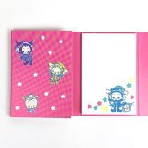 おジャ魔女どれみ パタパタメモ おジャ魔女×サンリオキャラクターズ メモ帳 ピンク グッズ