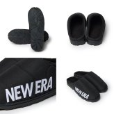ルームシューズ ニューエラ NEWERA ブランド 15135188 ネームロゴ メンズ 秋 冬 ルームスリッパ 26 27cm 室内 部屋用 スリッパ 保温 防寒 部屋履き 室内履き 疲れない 裏フリース 柔らかい 暖かい あったか 丈夫 黒 ブラック おしゃれ シンプル 無地 ロゴ 父の日