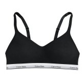 カルバンクライン Calvin Klein(CK) ブラ&ショーツ ブラレット ブラジャー ロゴ 2WAY ノンワイヤー ストラップ アンダーウェア 下着 QP3561O レディース ブラック