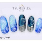 ネイルシール 海月 くらげ クラゲ ジェルネイル ネイルアート TSUMEKIRA ツメキラ NM-KRG-101 貼るだけ セルフネイル マニキュア デコレーション 幻想的 海 マリンデザイン ネイルパーツ