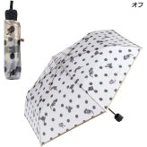 沖昌之×Wpc. 肉球 プラスチックアンブレにゃん ドット ミニ 折りたたみ傘 ビニール傘 PT-OM-006-002  ねこ アンブレにゃん 折りたたみ 透明 雨傘 傘