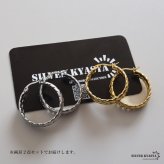 ステンレス 編み込みピアス 大ぶりピアス フープピアス ゴールド シルバー プチプラ 大きめ 存在感 メタル サークル リーフ 月桂冠 フィッシュボーン 両耳2点 レディース 女性 金属アレルギー対応 イヤリング