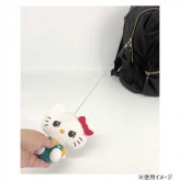サンリオ ハローキティ パスケース ぬいぐるみ リール付き 定期入れ キーケース ポーチ コインケース ぬいぐるみパスケース キャラクター グッズ かわいい おしゃれ プレゼント ギフト サンリオ正規ライセンス品