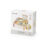 誕生日プレゼント PolarB ポーラービー ミュージックテーブル 楽器 おもちゃ 音の出るおもちゃ シロフォン ドラム たいこ ギロ チャイム シンバル ベル ラトル ガラガラ 7つの音あそび 演奏ごっこ 木製 木のおもちゃ 知育玩具 北欧 くすみカラー おしゃれ 男の子 女の子 お祝い ギフト