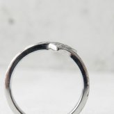 【サイズ展開7～21号】【レーザー刻印無料】ハワイアンジュエリー ペアリング リング 指輪 ステンレス ハワイアンジュエリー サージカルステンレス クロス スクロール スチール シルバーカラー メンズ レディース デザインリング ハワイアン カップル 2個セット クリスマス プレゼント