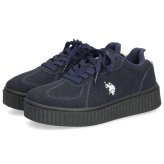 レディース スニーカー ローカット 厚底 靴 クリオージョ ユーエスポロアッスン U.S. POLO ASSN. PL00813
