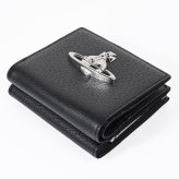 ヴィヴィアンウエストウッド Vivienne Westwood 二つ折り財布 がま口 小銭入れ付き ウォレット レディース ブラック 5107005GW L00F7 N401 折財布 送別会 誕生日 お中元 結婚祝い 結婚式 彼氏 息子 夫 男性 彼女 妻 女性 財布 高級 父の日 母の日【スペシャルラッピング660円(別売り)】 即日発送ファッション小物 ホワイトデー