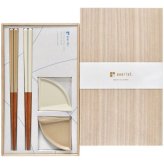 【ギフト対応無料】quartet.2PGift BOX Beige/White ※送料無料(北海道・沖縄は除く)