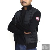 カナダグース CANADA GOOSE ジャケット ニット HYBRIDGE KNIT JACKET 6830M 9061 メンズ ブラック 海外正規品