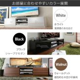 テレビ台 テレビボード ローボード 背面収納TVボード〔ロビン〕 幅150cm リビングボード 北欧 モダン 鏡面 キャスター付き テレビラック リビング収納 TV台 AVボード 収納 パソコン台 木目調 おしゃれ 新生活