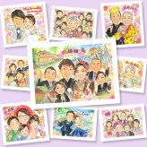 結婚式のギフトに、大切な贈り物だから心を込めて仕上げます。初めての似顔絵注文でも安心です。 似顔絵 贈り物 ウェルカムボード プレゼント ギフト 名入れ 手描き 結婚式 ブライダル ウェディング 記念 婚礼 大人数 新婦 新郎 両親 カップル 修正無料 名入れ 下書き確認 かわいい サプライズ 宝物 喜ばれる ウェディング 一生もの 思い出 結婚式 節目 ブライダルギフト 引っ越し ハロウィン