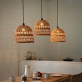 照明 ライト ランプシェード ペンダントランプ ペンダント 藤製 天井 インテリア 器具 吊り下げ リビング おしゃれ リゾート ナチュラル