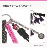 outdoor products ジョジョの奇妙な冒険 パラコードキーホルダー キーホルダー ストラップ レディース メンズ ギフト プレゼント ブラック jo06 ODJO40