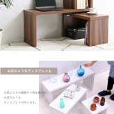 ネストテーブル 高さ調整の継ぎ脚を組み替えることで、ネストテーブルにも広々したリビングテーブルにも階段シェルフにもなる便利な優れもの”Scala” サイドテーブル 入れ子テーブル 組替え次第でネスト シェルフになる優れ物 家具 インテリア 新生活 机