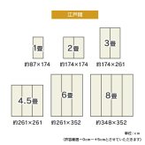 夏ラグ 夏用カーペット 上敷き い草カーペット 市松模様 和室 約174×261cm 江戸間3畳