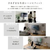 壁寄せ 電動2モーターテレビスタンド【Eir -エイル-】