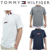 トミーヒルフィガー ゴルフ メンズ ボックスロゴ 半袖モックネックシャツ TOMMY HILFIGER GOLF THMA412 春夏モデル お誕生日祝い お祝い 記念品 お父さん 父の日 彼氏 男性 30代 40代 50代 60代  還暦祝い 敬老の日 人気プレゼント プレゼント