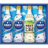カルピス ギフトセット 4本 [26-0436-039] CN20P カルピス カルピス北海道 乳酸菌飲料 詰め合わせ アソート セット 飲み比べ ボトル 紙箱 贈り物 内祝い プレゼント ギフト