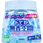 消臭剤 室内 トイレ ペット用 ドでか無香空間 ほのかなせっけんの香り 業務用 1800g 微香タイプ 本体 消臭ビーズ