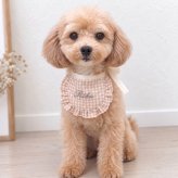 ペット用 スタイ ギンガムチェック 名入れ 名入れ無料 犬 猫 うさぎ よだれかけ 汚れ防止 ビブ 前掛け ドッグウェア インスタ映え 食事 散歩 アクセサリー おしゃれ おめかし バースデー 誕生日 おでかけ お祝い プレゼント ギフト 可愛い